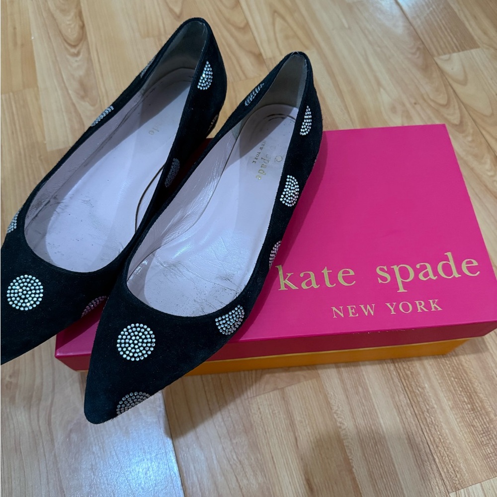 Kate Spade Flats with Rhinestone Crystals